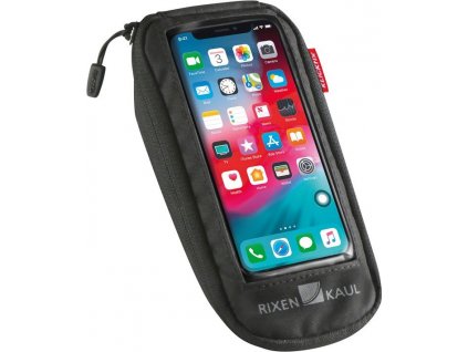 Taška na telefonComfort S KLICKfix+adapt transparent/čierna, s otoc.spojkou