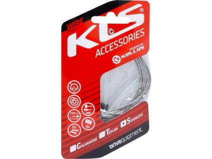 60513 63406 Lanko brzdove KLS MTB ROAD 200 cm nerez 1ks