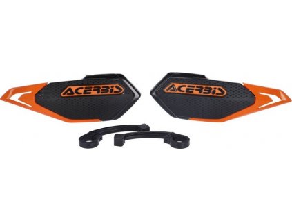 Chránice pácek a rukou Acerbis X-Elite crn/or.proE-Bike/MTB/Minicross gripy