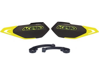 Chránice pácek a rukou Acerbis X-Elite crn/žl.proE-Bike/MTB/Minicross gripy