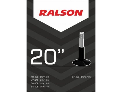 duše RALSON 20"x1.75-2.125 (40/57-406) AV/40mm