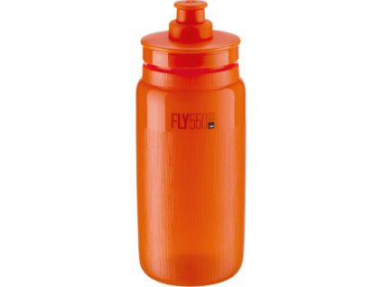Fľaša ELITE FLY TEX číra oranžová 550 ml