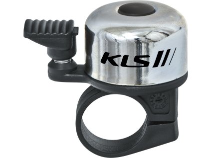 Bicyklový Zvonček KLS BANG 10 strieborný