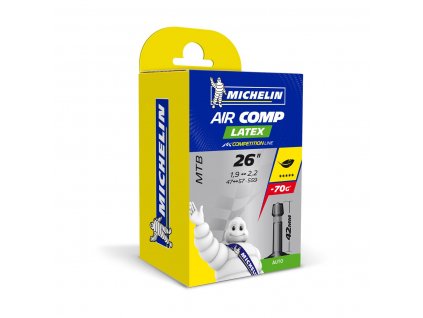 Duša Michelin C4 Aircomp Latex 26" 47/57-559 AV 42mm