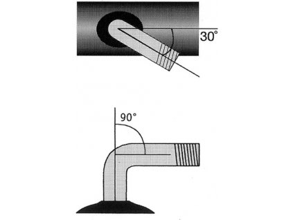 Duša Impac 180/200x50/7 x 1 3/4" 200x50/7 x 1 3/4" AV 30/90 °