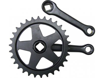 Kliky s prevodníky, ocel 30 zubu 100 mm cerná, 4-hran