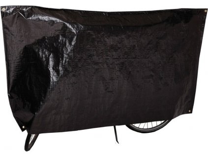 Garáž na bicykel pútka a vod.šnura 110 x 210 cm, čierny