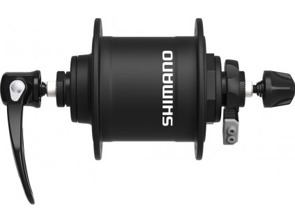 Náboj.dynamo pr.kola Shimano DHT4000 100mm, 36 der, rychloup., cerná