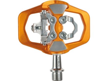Pedál Xpedo TRAVERSE Duo oranž., 9/16", MTB/Freeride