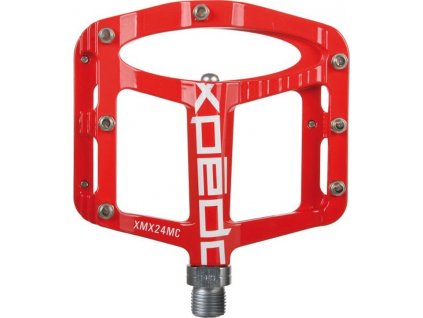 Pedál Xpedo Spry cervená , 9/16", MTB, Freeride