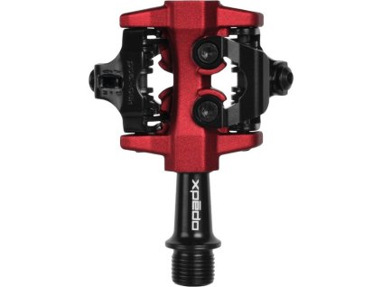 Pedál Xpedo Clipless XMF10AC cerná/cervená 9/16" Cyclecross SPD-komp.