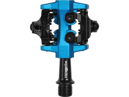 Pedál Xpedo Clipless XMF10AC cerná/modrá 9/16" Cyclecross SPD-kompat.