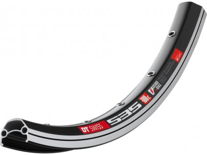 Ráfik DT Swiss 535 700C 28" čierny 622-19 VL6,5 36H