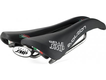 Sedlo Selle SMP Evolution čierne, 266 x 129 mm, 230 gr.