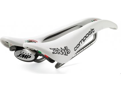 Sedlo Selle SMP Composite biele, 263 x 129 mm, 200 g