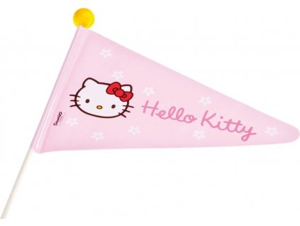 Vlajecka na tyci Hello Kitty oboustranná a rozkládací