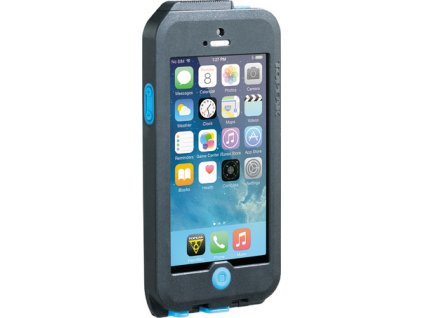 Púzdro  Topeak WEATHERPROOF RIDE CASE (iPhone 5) čierno-modré (s držiakom)