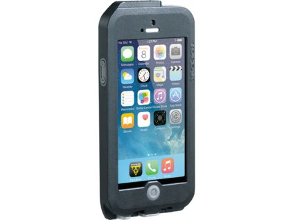 Puzdro  Topeak WEATHERPROOF RIDE CASE (iPhone 5) čierno-šedé (s držiakom)