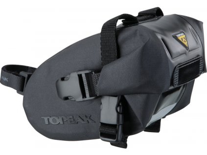 Taška podsedlová Topeak WEDGE DRY BAG  Small čierna, popruh