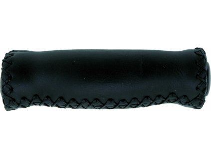 Gripy VELO Exclusive kožené 125mm čierne