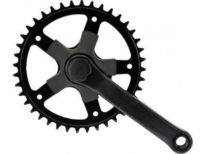 Kľuky 40Z/150mm bez krytu čierne