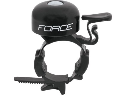 Zvonček FORCE Fe/plast 22,2-31,8mm, čierny
