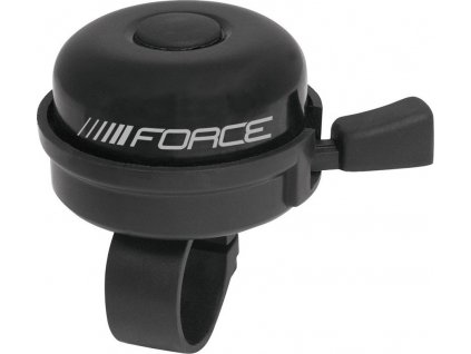 Zvonček FORCE KLASIK Fe/plast 22,2mm, čierny