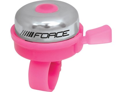 Zvonček FORCE KLASIK Fe/plast 22,2mm, ružový