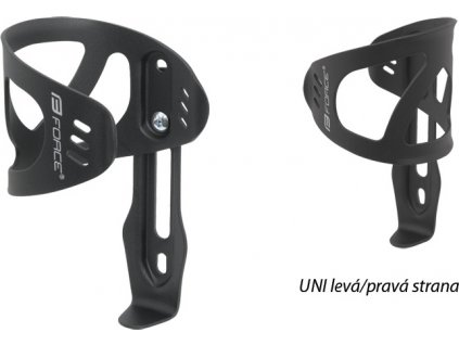 Košík na fľašu FORCE UNI Al čierny mat