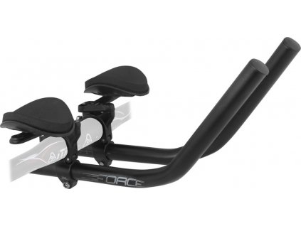 řidítka nástavce FORCE CRONO spodní Al, černé mat