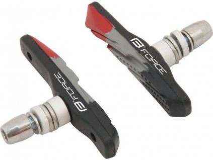 gumičky brzd F jednorázové, červeno-šedo-črn 70mm