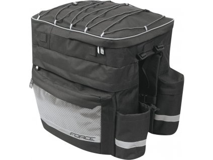 Brašna-trojbrašna zadná FORCE TARGET čierna 32 l