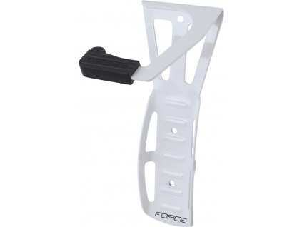 držák kola FORCE na zeď za přední kolo Fe, bílý