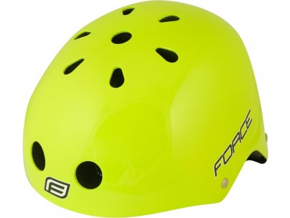 přilba FORCE BMX, fluo lesklá L - XL