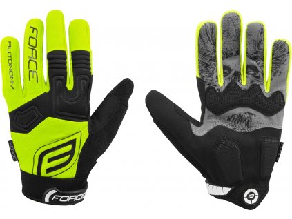 Rukavice FORCE MTB AUTONOMY, fluo