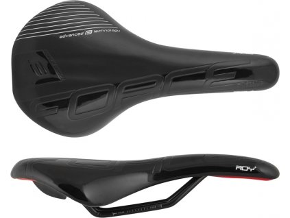 Sedlo FORCE ROY+ čierne matné-lesk