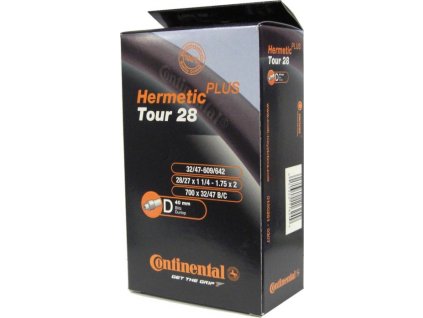 Duša Continental Tour 28 Hermetic Plus 28x1 1/4-1.75" 32/47-609/642,DV 40mm