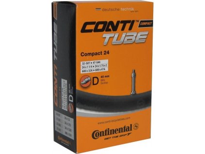 Duša Continental Compact 24 24x1 1/4-1.75" 34/47-507/544,DV 40mm