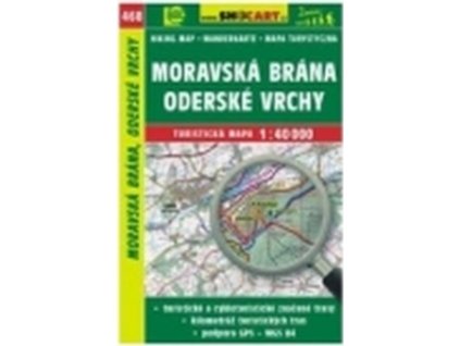 Cyklomapa turistická Mor.brána,Oder.vrchy,468