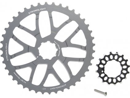 Sada p.prestavbu Stronglight p.Sram kaze 42 Z HT3 vcetne 16Z ocel pastorek