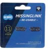 Missinglink KMC 11R DLC cerná 2 ks pro retezy 5,65mm,11-st.,zn.použ.