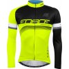 dres FORCE LUX dlouhý rukáv,černo-fluo L