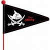 Vlajecka na tyci Capt`n Sharky oboustranná a rozkládací