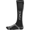 ponožky FORCE ATHLETIC PRO KOMPRES, černo-bílé S-M