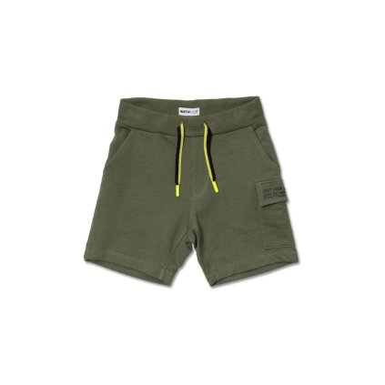 Chlapčenské bavlnené športové bermudy - Zelená (Veľkosť 164)