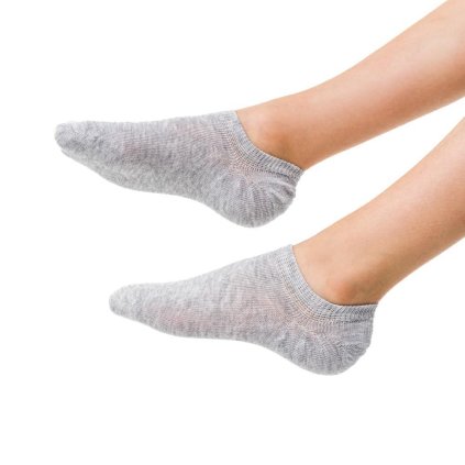 Detské kotníkové ponožky - Sivá (Veľkosť 26-28)