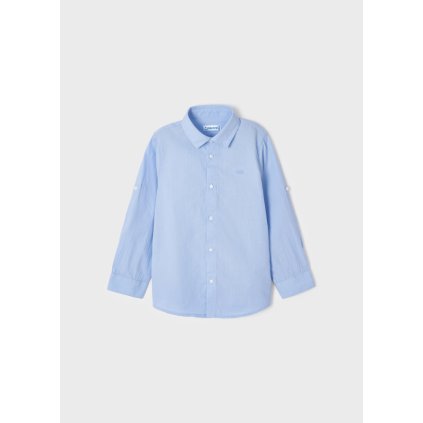 MAYORAL chlapčenská košeľa 2v1 140-011 blue - Modrá (Veľkosť 98)