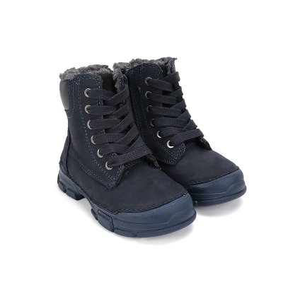 Detské zimné čižmy D.D.STEP (Veľkosť 36, Farba Modrá)