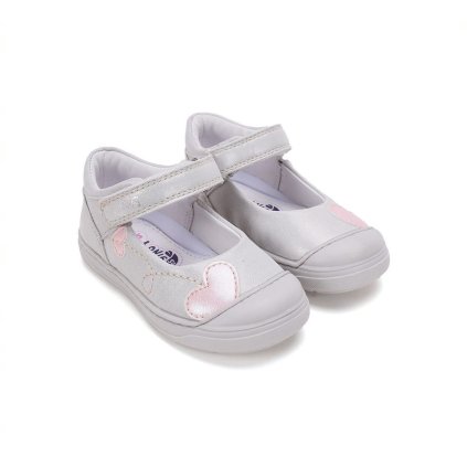 Dievčenské ortopedické balerínky PONTE - Strieborná (Veľkosť 33)