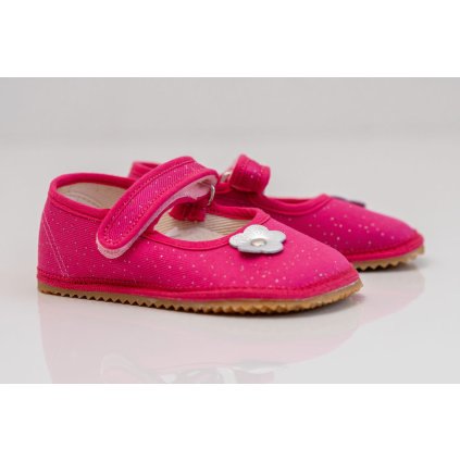 14623 barefoot dievcenske papuce beda pink shine bal